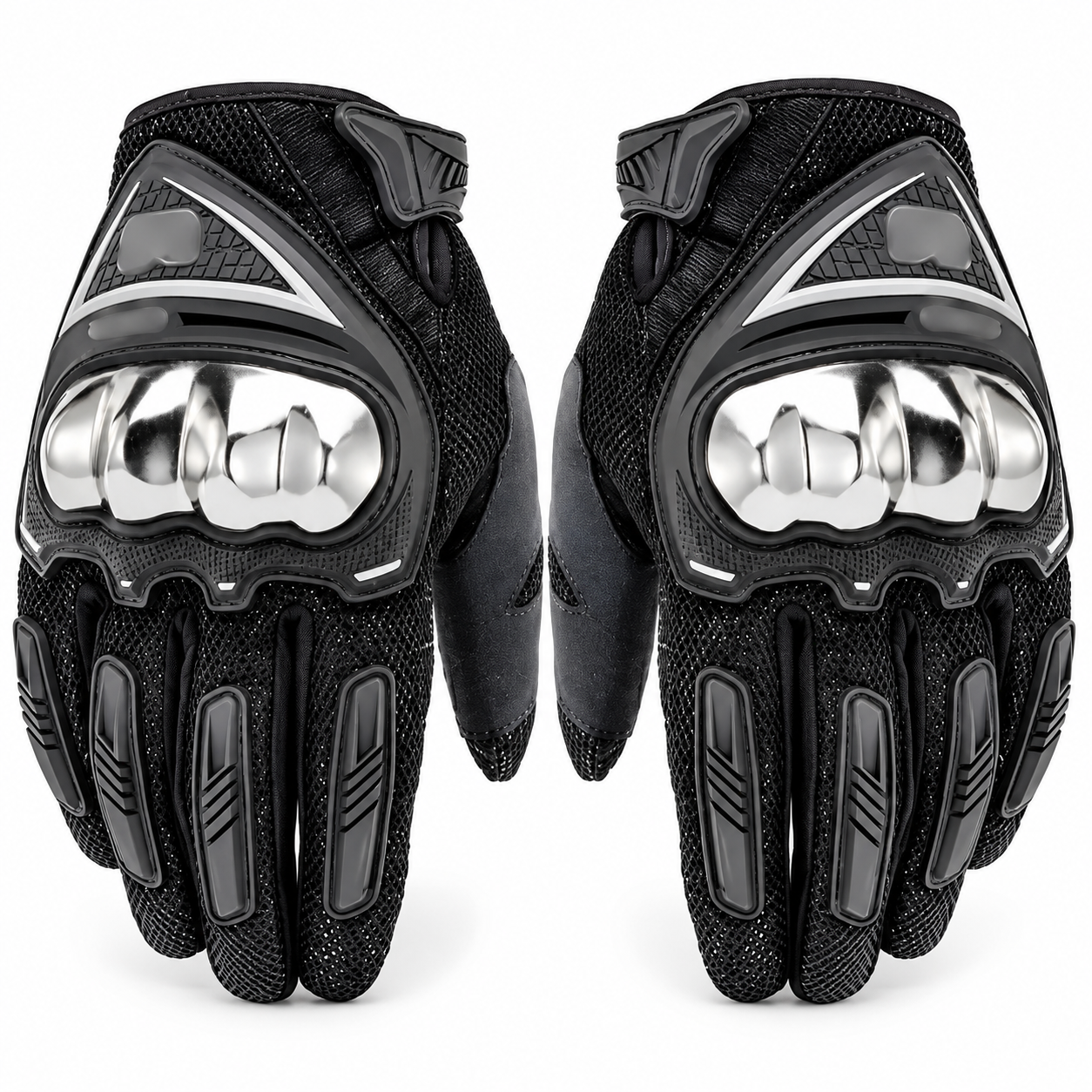 ELTRON TURBO Protective Full Finger Bike Riding Gloves Adjustable for Bikers
